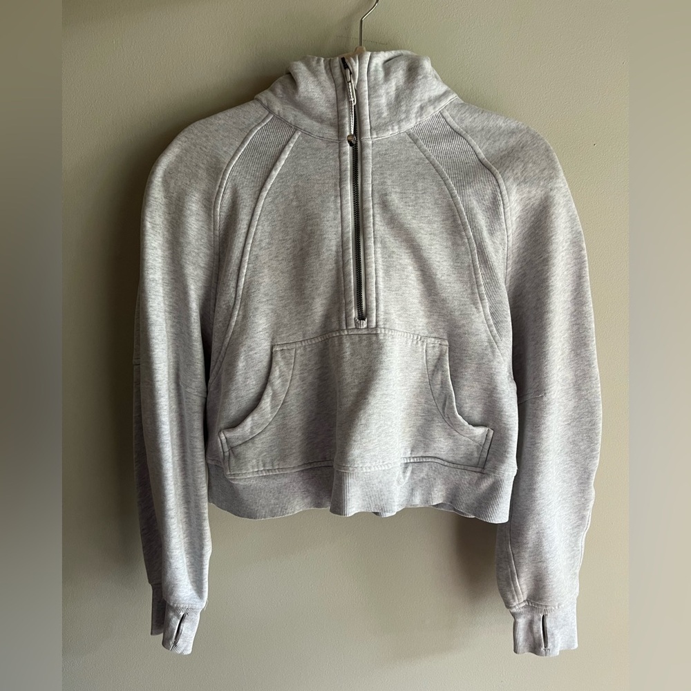 Scuba Oversized Half-Zip Hoodie